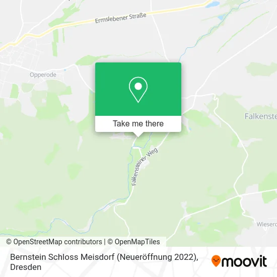 Карта Bernstein Schloss Meisdorf (Neueröffnung 2022)