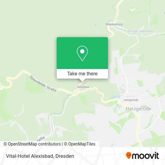 Карта Vital-Hotel Alexisbad