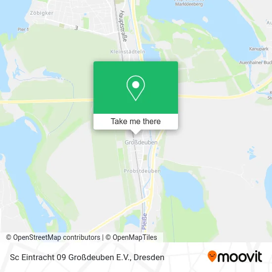 Карта Sc Eintracht 09 Großdeuben E.V.