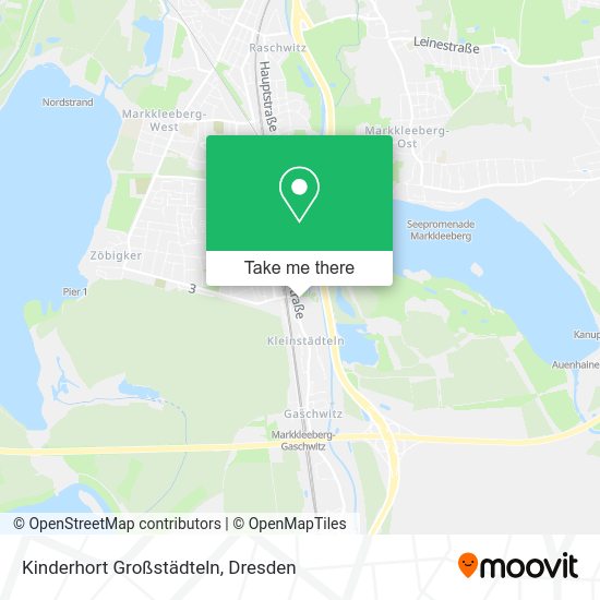 Карта Kinderhort Großstädteln