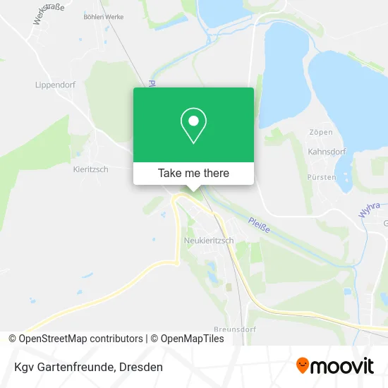 Карта Kgv Gartenfreunde