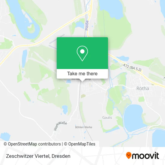 Карта Zeschwitzer Viertel