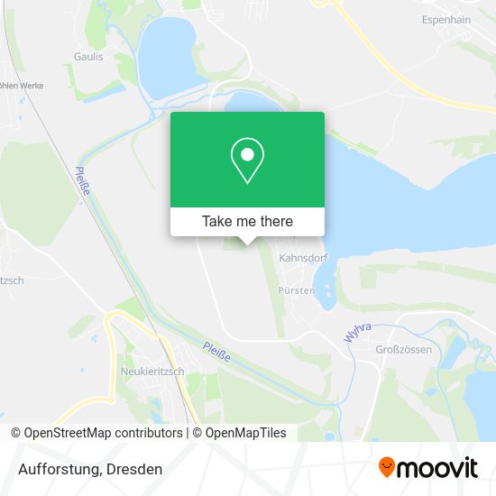 Карта Aufforstung