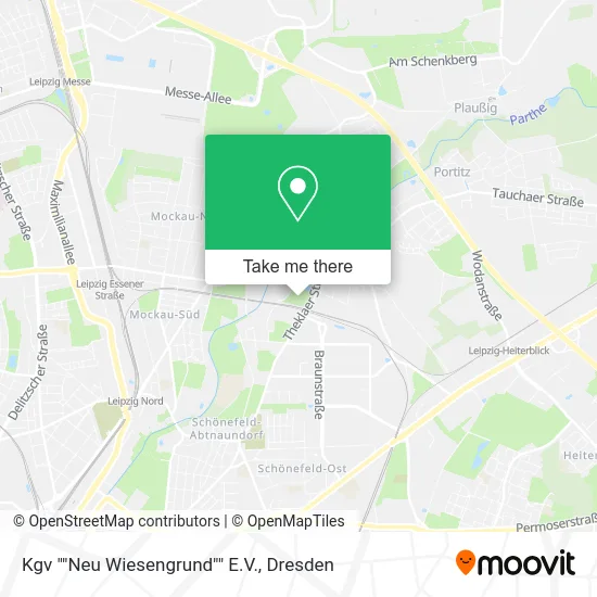 Карта Kgv ""Neu Wiesengrund"" E.V.