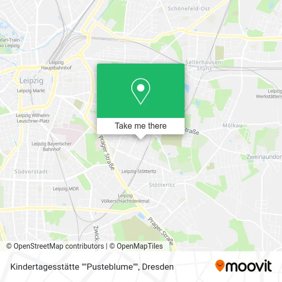 Карта Kindertagesstätte ""Pusteblume""