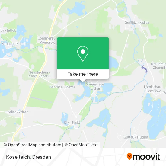 Карта Koselteich