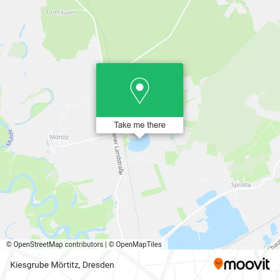 Карта Kiesgrube Mörtitz