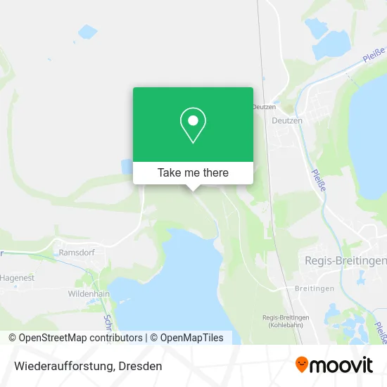 Карта Wiederaufforstung