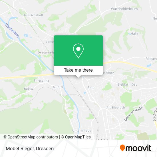 Карта Möbel Rieger