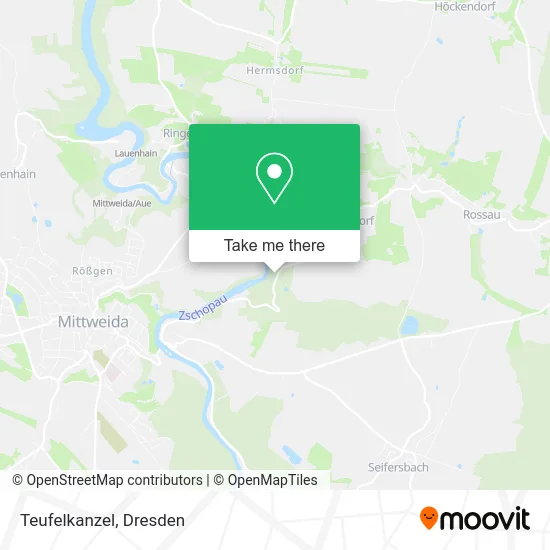 Карта Teufelkanzel