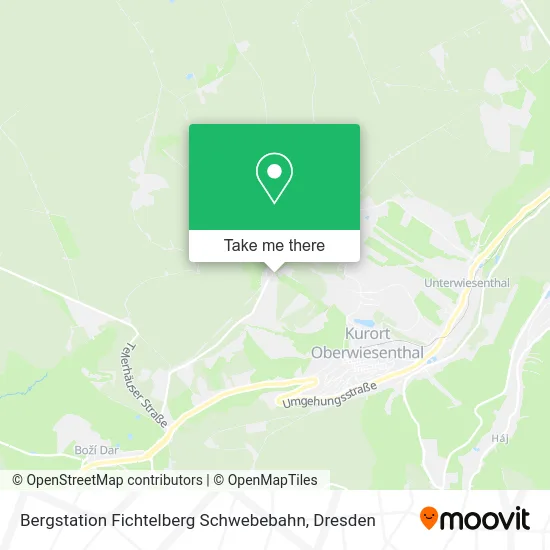 Карта Bergstation Fichtelberg Schwebebahn