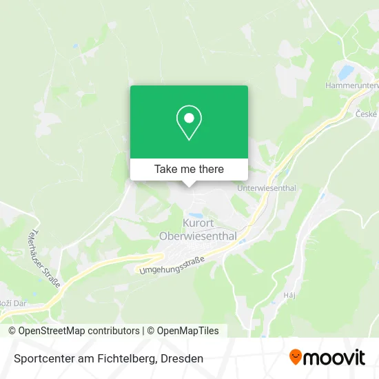 Карта Sportcenter am Fichtelberg