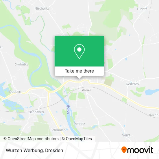 Карта Wurzen Werbung