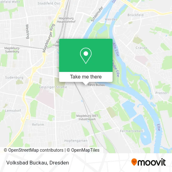 Карта Volksbad Buckau
