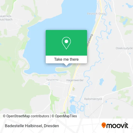 Карта Badestelle Halbinsel