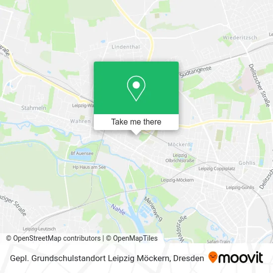 Карта Gepl. Grundschulstandort Leipzig Möckern