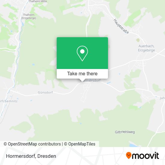 Hormersdorf map