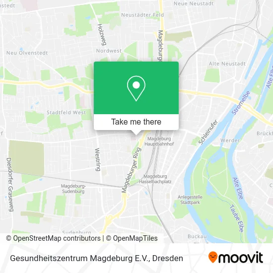 Карта Gesundheitszentrum Magdeburg E.V.