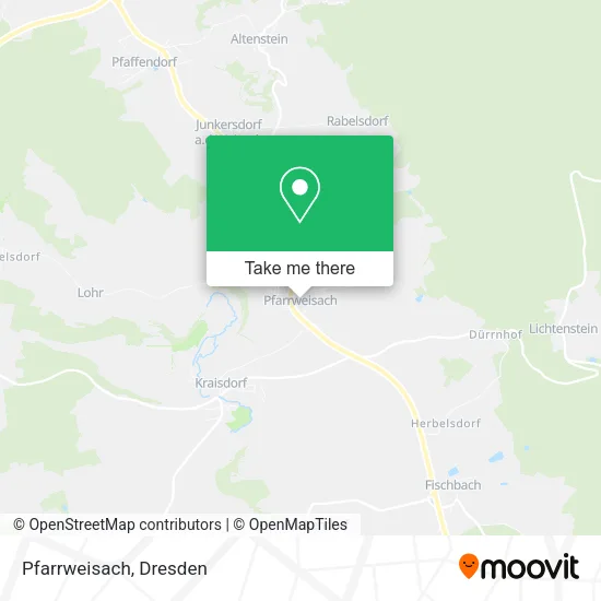 Карта Pfarrweisach