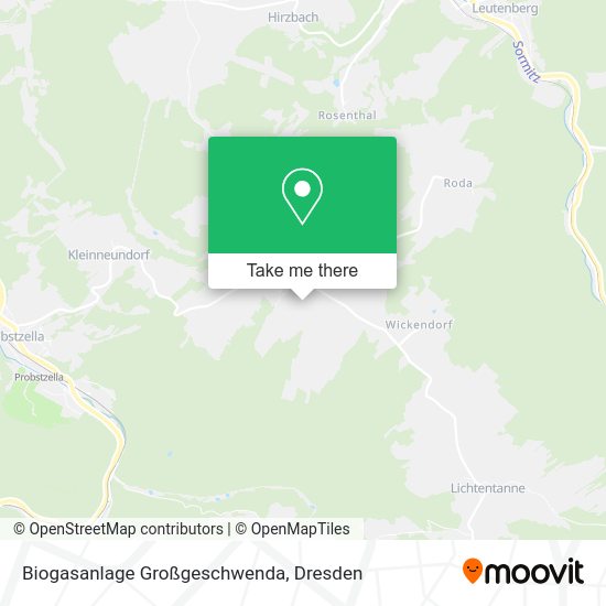 Карта Biogasanlage Großgeschwenda