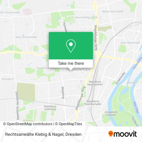 Карта Rechtsanwälte Klebig & Nagel