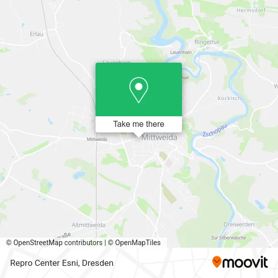 Карта Repro Center Esni