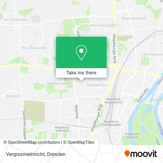 Карта Vergissmeinnicht