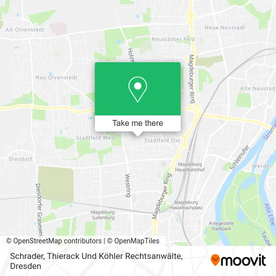 Карта Schrader, Thierack Und Köhler Rechtsanwälte