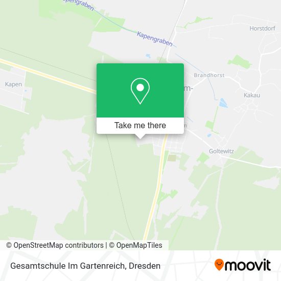 Карта Gesamtschule Im Gartenreich