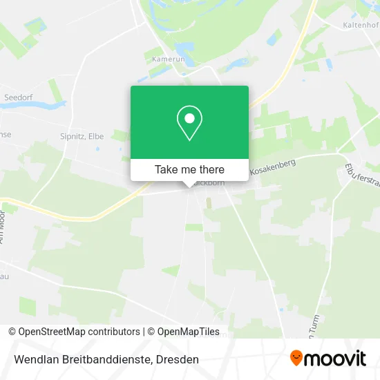 Карта Wendlan Breitbanddienste