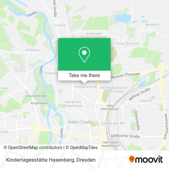 Карта Kindertagesstätte Hasenberg