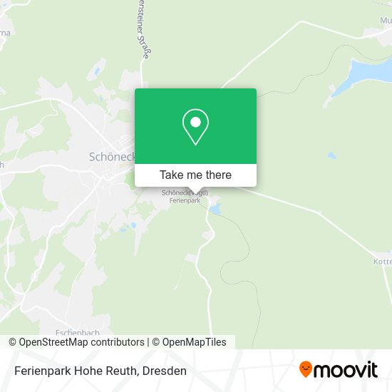 Карта Ferienpark Hohe Reuth
