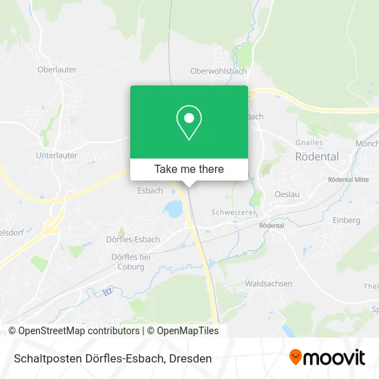 Карта Schaltposten Dörfles-Esbach
