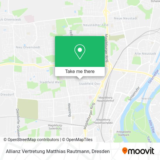 Карта Allianz Vertretung Matthias Rautmann