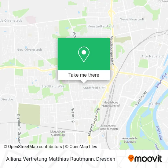 Карта Allianz Vertretung Matthias Rautmann