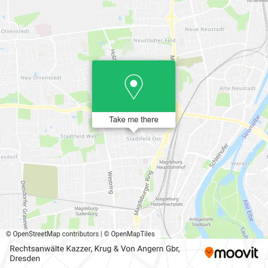 Карта Rechtsanwälte Kazzer, Krug & Von Angern Gbr
