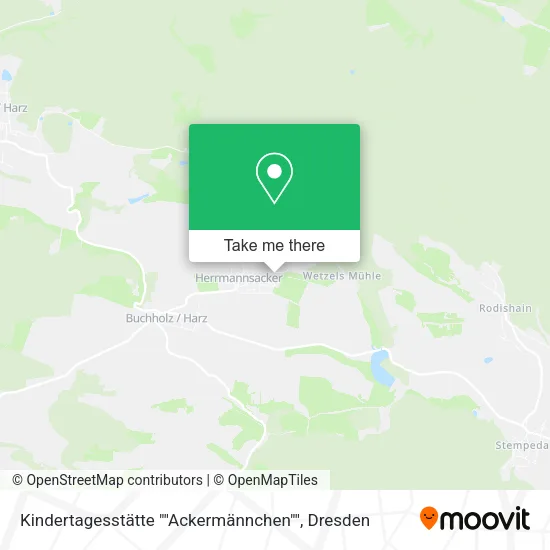 Карта Kindertagesstätte ""Ackermännchen""