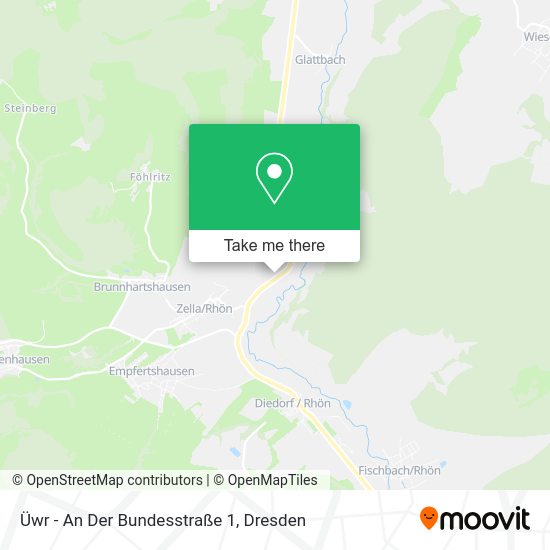 Карта Üwr - An Der Bundesstraße 1