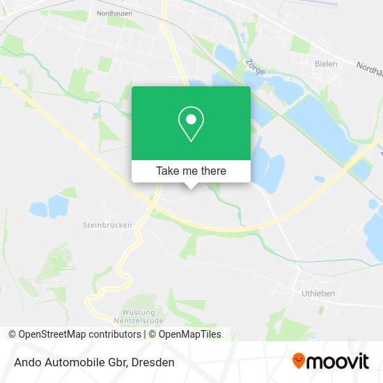 Карта Ando Automobile Gbr