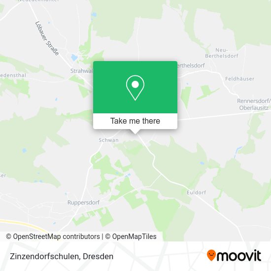 Карта Zinzendorfschulen