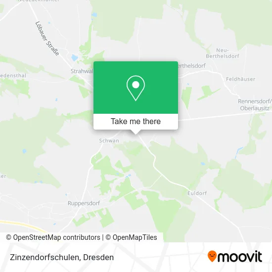 Карта Zinzendorfschulen