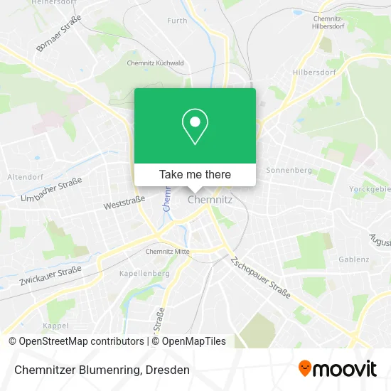 Карта Chemnitzer Blumenring