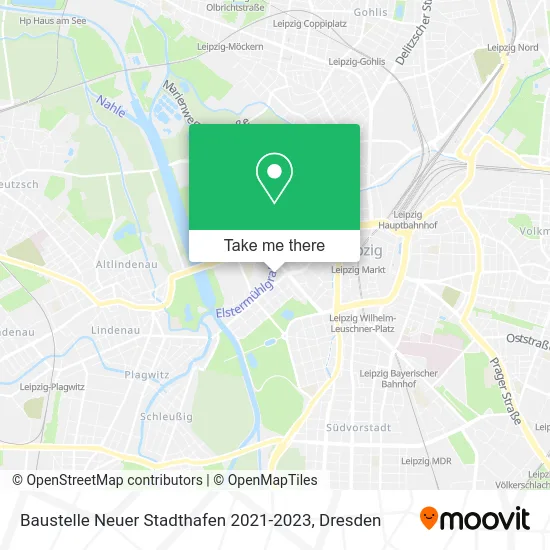 Карта Baustelle Neuer Stadthafen 2021-2023