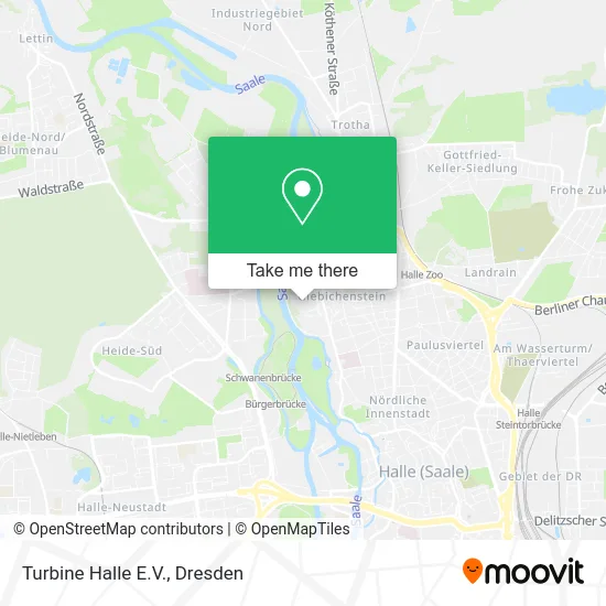 Карта Turbine Halle E.V.