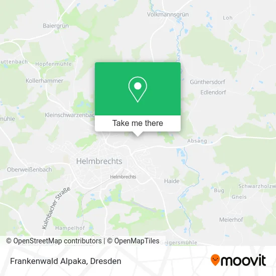 Карта Frankenwald Alpaka