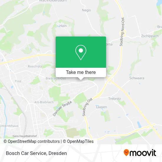 Bosch Car Service map