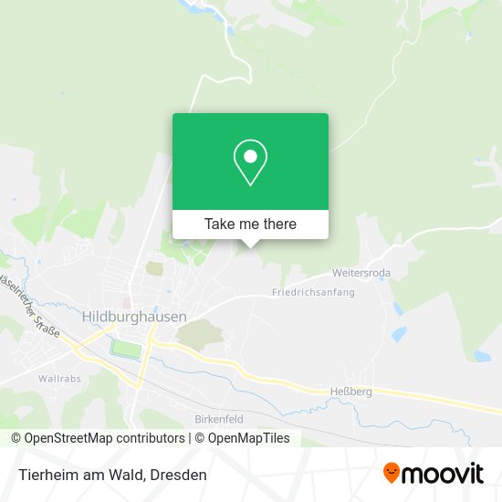Карта Tierheim am Wald