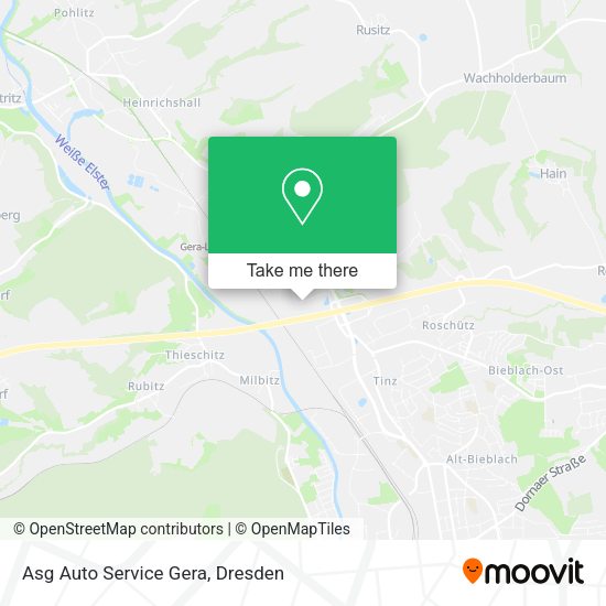 Карта Asg Auto Service Gera