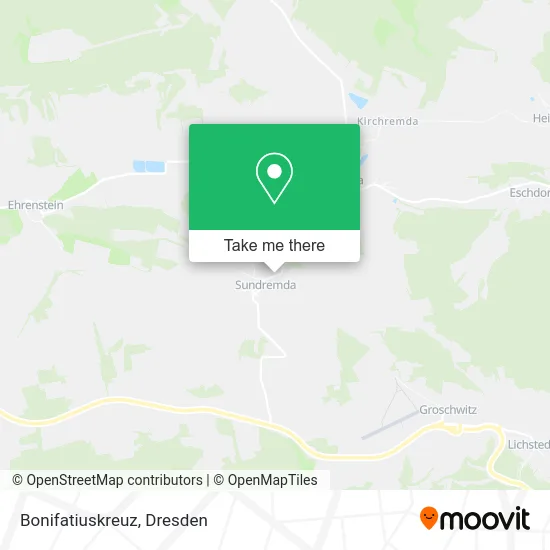 Карта Bonifatiuskreuz