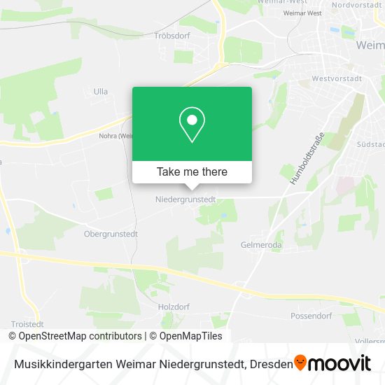 Карта Musikkindergarten Weimar Niedergrunstedt
